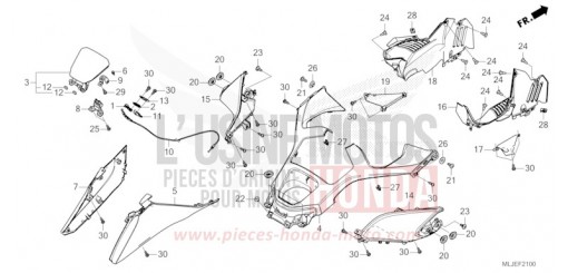 COUVERCLE GL1800DAR de 2024